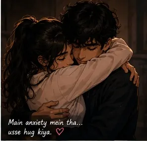 Animated comforting hug